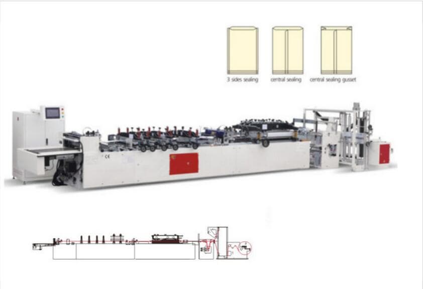 LC_400A 3 sides sealing and center sealing bag machine